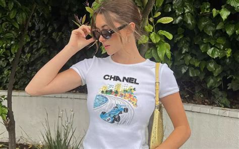 chanel race car shirt dupe|chanel's formula 1 tees.